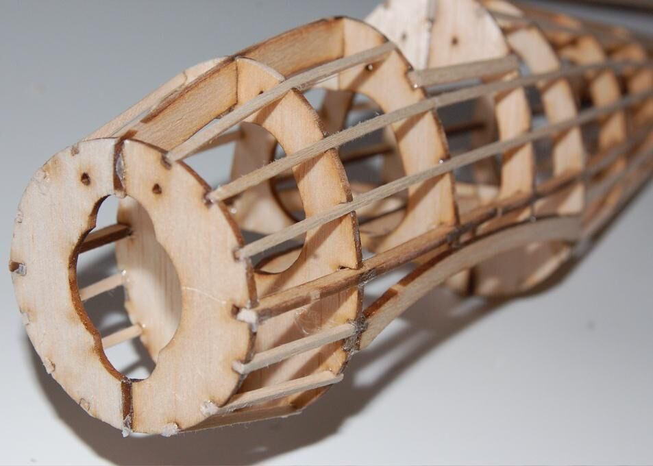 1936: Balsa wood models